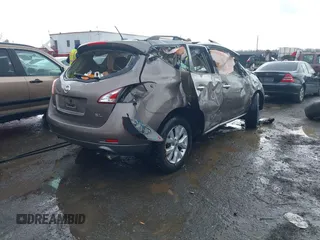 2014 Nissan Murano LE with VIN JN8AZ1MU4EW414243, listed as a IAAI auction lot 41106366 with 72,395 mi miles. Bid and sale history available at carsss.com. Image 4.