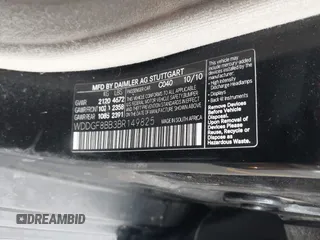 2011 Mercedes-Benz C 300 Sport with VIN WDDGF8BB3BR149825, listed as a IAAI auction lot 41716343 with 163,385 mi miles and . Bid and sale history available at DreamBid. Image 9.
