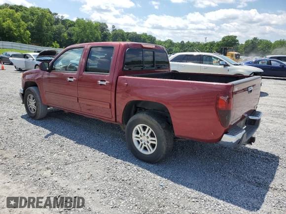 2011 GMC Canyon SLT with VIN 1GTH6NFE6B8109679, listed as a Copart auction lot 55540214 with 159,969 mi miles and Salvage Title. Bid and sale history available at carsss.com. Image 2.