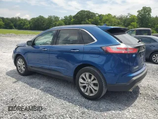 2020 Ford Edge Titanium with VIN 2FMPK3K98LBA72536, listed as a Copart auction lot 59849415 with 109,478 mi miles and Salvage title. Bid and sale history available at DreamBid. Image 2.