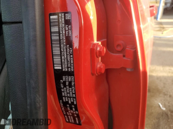 2018 Jeep Renegade Altitude with VIN ZACCJABBXJPH24174, listed as a Copart auction lot 50736845 with 87,712 mi miles and Salvage Title. Bid and sale history available at DreamBid. Image 15.