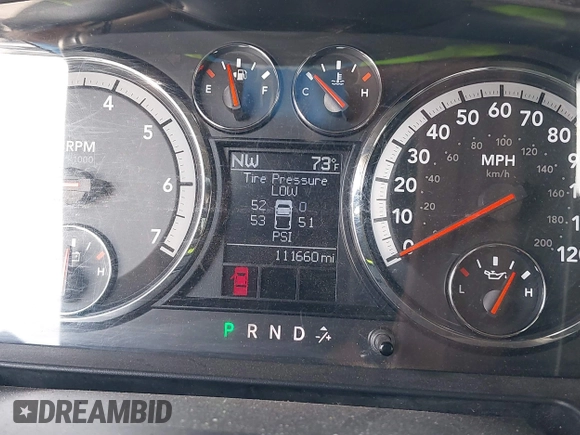 2012 Ram 1500 Big Horn with VIN 1C6RD7LT8CS269843, listed as a IAAI auction lot 41795477 with 111,660 mi miles. Bid and sale history available at carsss.com. Image 7.