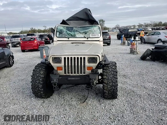 1995 Jeep Wrangler S with VIN 1J4FY19P9SP316266, listed as a Copart auction lot 88686725 with 121,561 mi miles and Salvage Title. Bid and sale history available at carsss.com. Image 11.