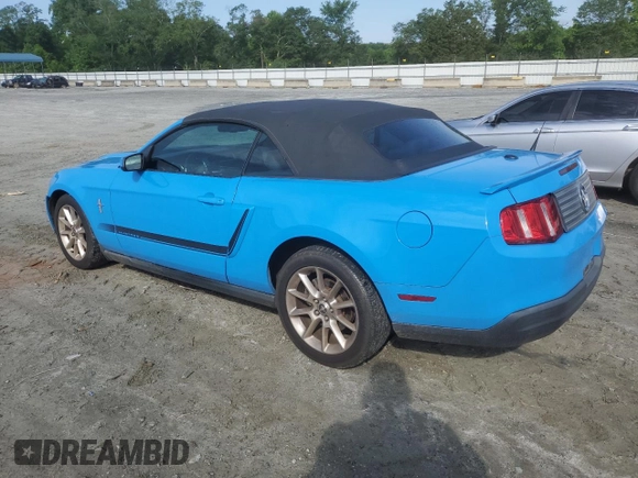 2010 Ford Mustang V6 with VIN 1ZVBP8EN4A5145597, listed as a Copart auction lot 57569444 with 40,073 mi miles and Salvage Title. Bid and sale history available at carsss.com. Image 2.
