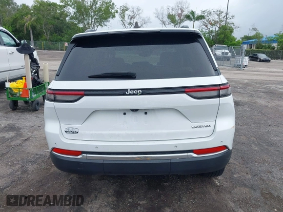 2023 Jeep Grand Cherokee Limited with VIN 1C4RJGBGXPC544537, listed as a IAAI auction lot 42421312 with 61,321 mi miles and . Bid and sale history available at DreamBid. Image 16.