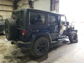 2013 Jeep Wrangler Unlimited Sahara with VIN 1C4BJWEG0DL613139, listed as a Copart auction lot 45213145 with 0 mi miles and Salvage Title. Bid and sale history available at carsss.com. Image 3.