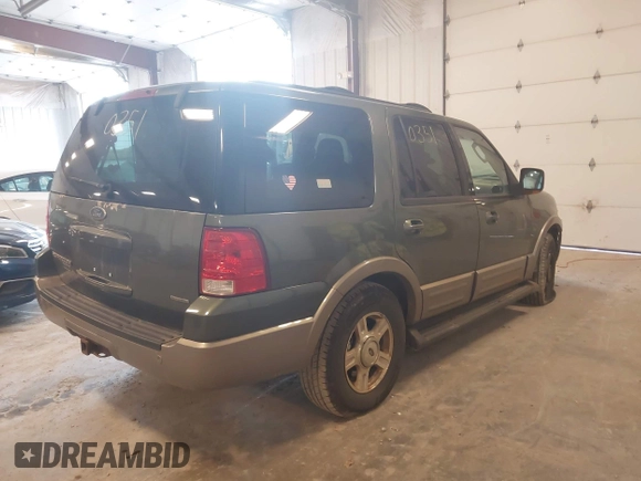 2003 Ford Expedition Eddie Bauer with VIN 1FMFU18L03LA98352, listed as a IAAI auction lot 42290351 with 249,903 mi miles and . Bid and sale history available at DreamBid. Image 4.