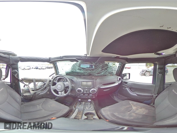 2018 Jeep Wrangler JK Unlimited Sahara with VIN 1C4HJWEG2JL835901, listed as a Copart auction lot 74591474 with 20,389 mi miles and Salvage Title. Bid and sale history available at carsss.com. Image 14.