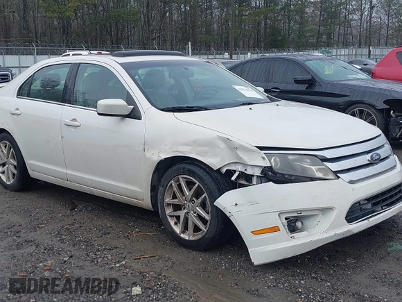2012 Ford Fusion SEL with VIN 3FAHP0JA1CR121443, listed as a IAAI auction lot 41574648 with 159,393 mi miles. Bid and sale history available at carsss.com. Image 6.