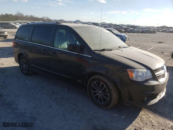 2017 Dodge Grand Caravan SXT with VIN 2C4RDGCG4HR714695, listed as a Copart auction lot 46538045 with 158,008 mi miles and Salvage Title. Bid and sale history available at carsss.com. Image 4.