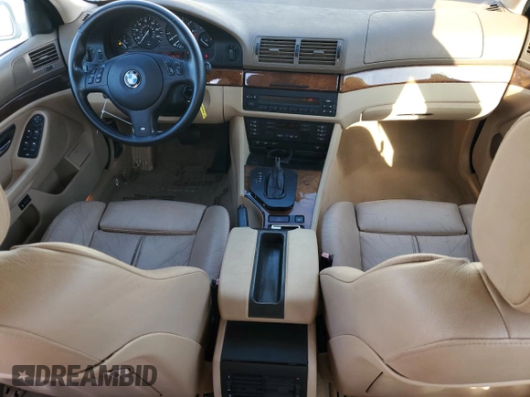 2003 BMW 5 Series 525iAT with VIN WBADS43433GE11244, listed as a Copart auction lot 47793985 with 120,512 mi miles and Clean Title. Bid and sale history available at carsss.com. Image 8.