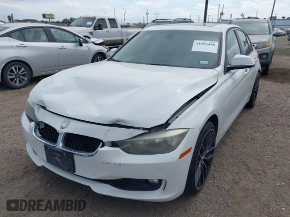 2015 BMW 3 Series 328i with VIN WBA3A5G55FNS85277, listed as a IAAI auction lot 41593498 with 128,265 mi miles and . Bid and sale history available at carsss.com. Image 17.
