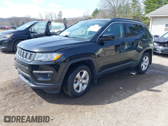 2018 Jeep Compass Latitude with VIN 3C4NJDBBXJT131370, listed as a IAAI auction lot 41850288 with 64,647 mi miles. Bid and sale history available at carsss.com. Image 19.
