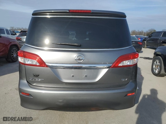 2015 Nissan Quest SL with VIN JN8AE2KP7F9120303, listed as a Copart auction lot 86313694 with 153,271 mi miles and Salvage Title. Bid and sale history available at carsss.com. Image 6.