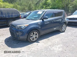 2015 Kia Soul + with VIN KNDJP3A59F7201259, listed as a IAAI auction lot 42029984 with 70,559 mi miles. Bid and sale history available at carsss.com. Image 2.