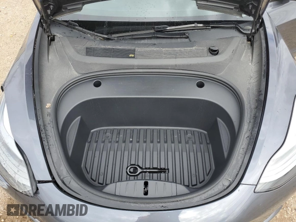 2023 Tesla Model 3 with VIN 5YJ3E1EA3PF672023, listed as a Copart auction lot 57571645 with 18,115 mi miles and Salvage title. Bid and sale history available at DreamBid. Image 11.