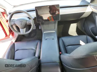 2023 Tesla Model 3 with VIN 5YJ3E1EAXPF598079, listed as a Copart auction lot 55199405 with Not provided miles and Salvage title. Bid and sale history available at DreamBid. Image 8.
