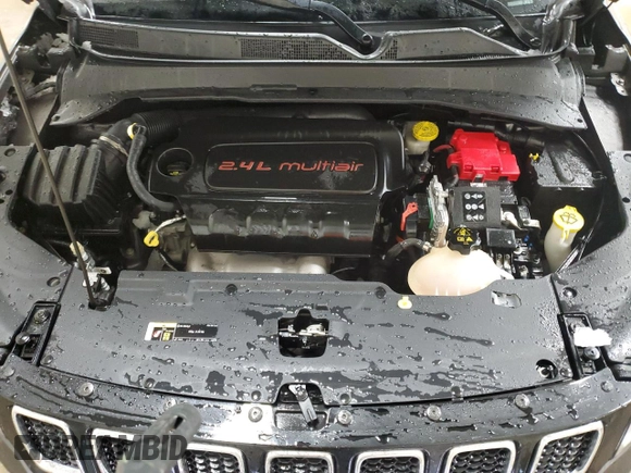 2020 Jeep Compass Limited with VIN 3C4NJDCB7LT216880, listed as a Copart auction lot 46085755 with 47,265 mi miles and Salvage Title. Bid and sale history available at carsss.com. Image 12.