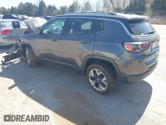 2021 Jeep Compass Limited z VIN 3C4NJDCB8MT601544, wystawiony jako IAAI lot #41803030 z przebiegiem 69 014 mil mil oraz . Historia ofert i sprzedaży dostępna na DreamBid. Obrazek 3.