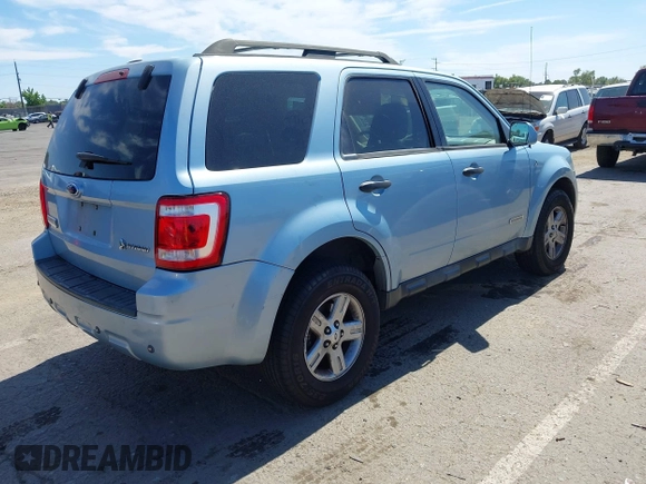 2008 Ford Escape Hybrid with VIN 1FMCU59H38KB35928, listed as a IAAI auction lot 42513127 with 145,153 mi miles and . Bid and sale history available at DreamBid. Image 4.