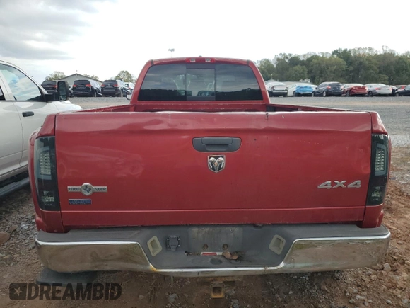 2008 Dodge Ram 3500 SLT with VIN 3D7MX48A08G234993, listed as a Copart auction lot 71839064 with 0 mi miles and Salvage Title. Bid and sale history available at carsss.com. Image 6.