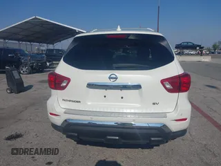 2019 Nissan Pathfinder S with VIN 5N1DR2MNXKC640870, listed as a IAAI auction lot 41490215 with 82,823 mi miles and . Bid and sale history available at DreamBid. Image 16.