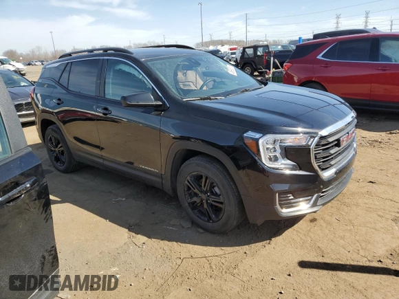 2022 GMC Terrain SLE with VIN 3GKALMEV6NL271473, listed as a Copart auction lot 49698515 with 44,117 mi miles and Salvage title. Bid and sale history available at DreamBid. Image 4.
