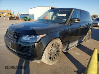 2015 Land Rover Range Rover with VIN SALGR2VF9FA240821, listed as a Copart auction lot 81156374 with 136,243 mi miles and Clean Title. Bid and sale history available at carsss.com. Image 1.