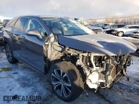 2020 Lexus RX 350L with VIN JTJHZKFA3L2024643, listed as a Copart auction lot 89398575 with 41,151 mi miles and Salvage title. Bid and sale history available at DreamBid. Image 4.