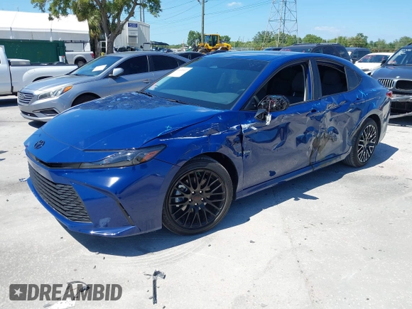 2025 Toyota Camry LE with VIN 4T1DAACK3SU104152, listed as a IAAI auction lot 42039337 with 1,423 mi miles and . Bid and sale history available at DreamBid. Image 20.