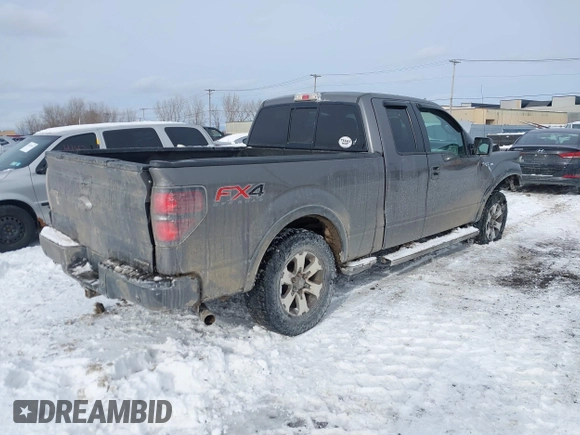 2012 Ford F-150 XL with VIN 1FTFX1EF5CFA47826, listed as a IAAI auction lot 41416177 with 116,988 mi miles. Bid and sale history available at carsss.com. Image 4.