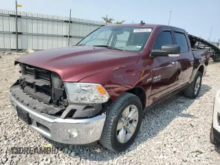 2017 Ram 1500 Big Horn with VIN 3C6RR7LT8HG665545, listed as a Copart auction lot 69569744 with 123,577 mi miles and Salvage Title. Bid and sale history available at carsss.com. Image 1.