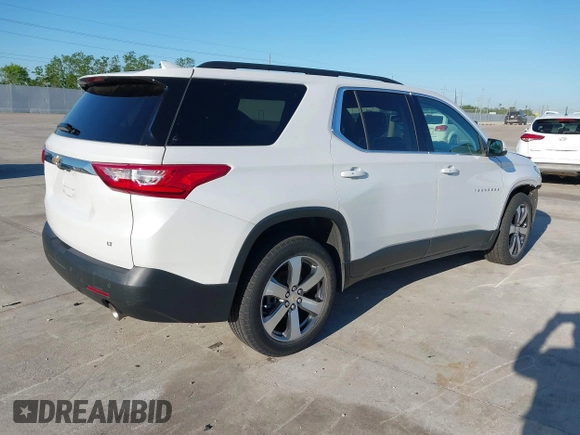 2021 Chevrolet Traverse LT z VIN 1GNERHKWXMJ163645, wystawiony jako IAAI lot #41949887 z przebiegiem 89 448 mil mil oraz . Historia ofert i sprzedaży dostępna na DreamBid. Obrazek 4.