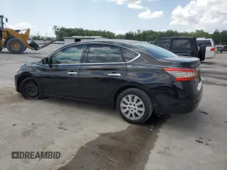 2015 Nissan Sentra S with VIN 3N1AB7AP0FY303851, listed as a Copart auction lot 54795265 with 123,385 mi miles and Salvage Title. Bid and sale history available at carsss.com. Image 2.