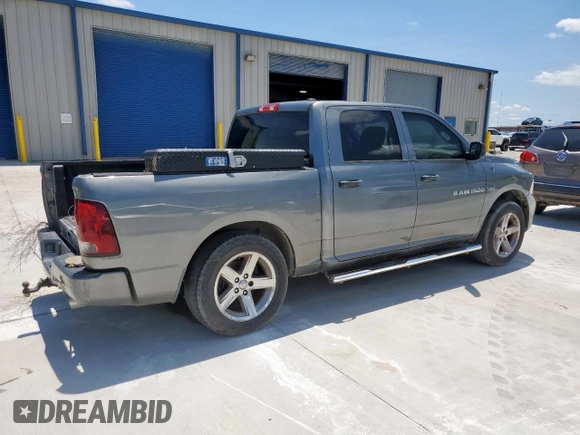 2012 Ram 1500 Express with VIN 1C6RD6KT2CS183617, listed as a Copart auction lot 58984755 with 203,466 mi miles and Clean title. Bid and sale history available at DreamBid. Image 3.