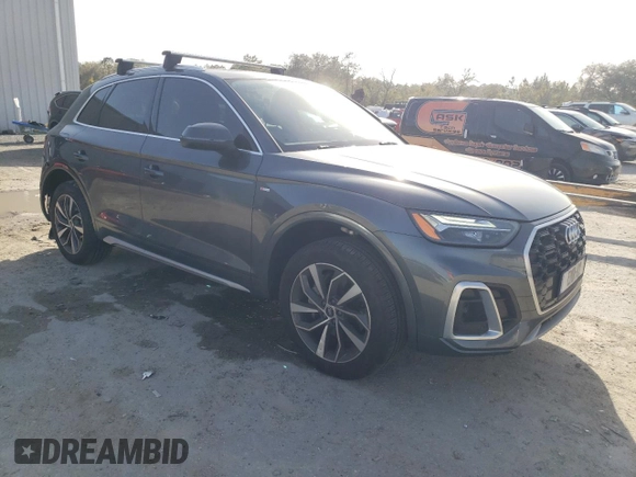 2022 Audi Q5 S line Premium Plus with VIN WA1EAAFY0N2016503, listed as a Copart auction lot 47749875 with 59,499 mi miles and Salvage Title. Bid and sale history available at carsss.com. Image 4.