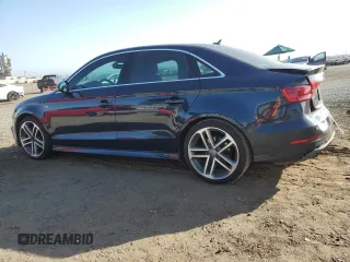 2017 Audi A3 Sedan Premium Plus with VIN WAUGUGFF3H1038266, listed as a Copart auction lot 71200734 with 105,768 mi miles and Salvage Title. Bid and sale history available at carsss.com. Image 2.