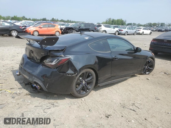 2011 Hyundai Genesis Coupe with VIN KMHHT6KD9BU045507, listed as a Copart auction lot 60969625 with 261,358 mi miles and Clean title. Bid and sale history available at DreamBid. Image 3.