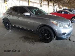 2010 Infiniti EX Journey with VIN JN1AJ0HP0AM702402, listed as a Copart auction lot 60933294 with 137,632 mi miles and Salvage Title. Bid and sale history available at DreamBid. Image 4.