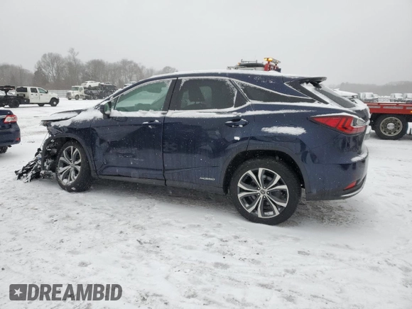 2020 Lexus RX with VIN 2T2HGMDA6LC053459, listed as a Copart auction lot 43967805 with 59,381 mi miles and Salvage Title. Bid and sale history available at carsss.com. Image 2.