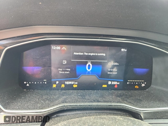 2022 Volkswagen Jetta SE with VIN 3VW7M7BU8NM013981, listed as a Copart auction lot 59624815 with 103,931 mi miles and Salvage title. Bid and sale history available at DreamBid. Image 9.