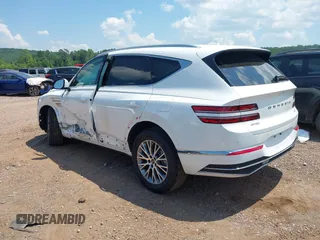 2025 Genesis GV80 Standard with VIN KMUHFESB8SU267537, listed as a IAAI auction lot 42665736 with 9,404 mi miles and . Bid and sale history available at DreamBid. Image 3.