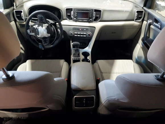 2017 Kia Sportage LX with VIN KNDPMCAC9H7220432, listed as a Copart auction lot 41454865 with 0 mi miles and Salvage Title. Bid and sale history available at carsss.com. Image 8.