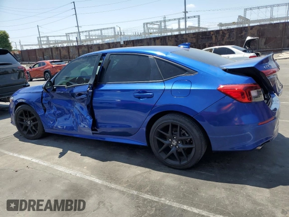 2022 Honda Civic Si with VIN 2HGFE1E51NH471195, listed as a Copart auction lot 55349515 with 26,032 mi miles and Salvage Title. Bid and sale history available at DreamBid. Image 2.
