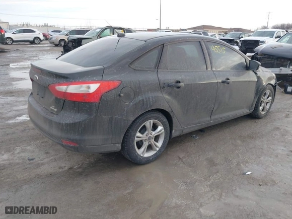 2014 Ford Focus SE with VIN 1FADP3F21EL191012, listed as a IAAI auction lot 41345515 with NaN miles. Bid and sale history available at carsss.com. Image 4.