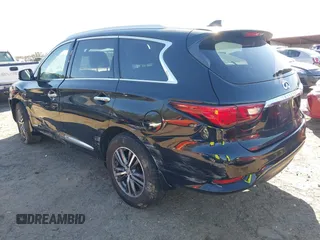 2018 Infiniti QX60 with VIN 5N1DL0MM1JC532827, listed as a IAAI auction lot 41853843 with 144,527 mi miles. Bid and sale history available at carsss.com. Image 3.