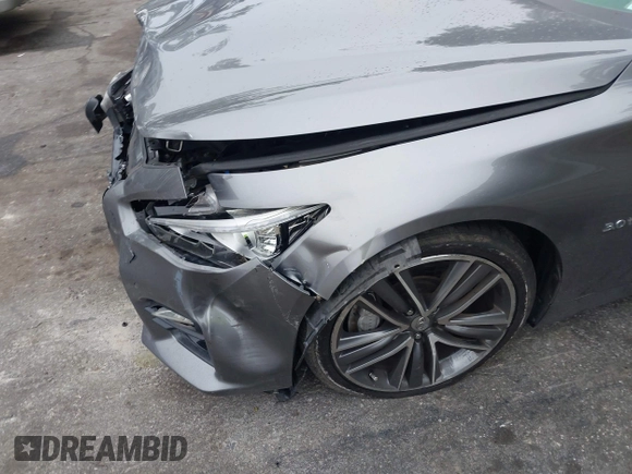 2017 Infiniti Q50 Premium with VIN JN1EV7AP5HM730036, listed as a IAAI auction lot 42477106 with 72,014 mi miles and . Bid and sale history available at DreamBid. Image 6.