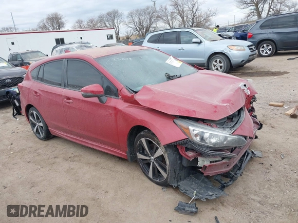 2018 Subaru Impreza Special Sports z VIN 4S3GTAK67J3718755, wystawiony jako IAAI lot #41870079 z przebiegiem Nie podano mil oraz . Historia ofert i sprzedaży dostępna na DreamBid. Obrazek 1.