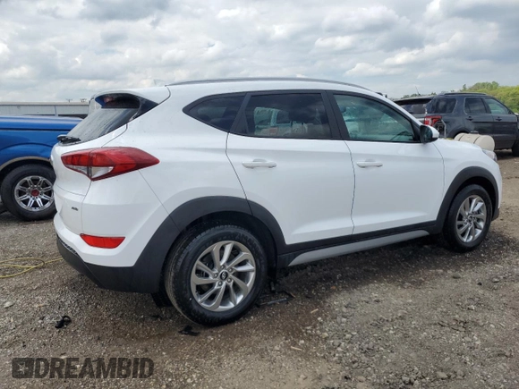2018 Hyundai Tucson SEL z VIN KM8J3CA4XJU695477, wystawiony jako Copart lot #56494875 z przebiegiem 79 122 mil mil oraz Szkoda całkowita • Salvage title. Historia ofert i sprzedaży dostępna na DreamBid. Obrazek 3.