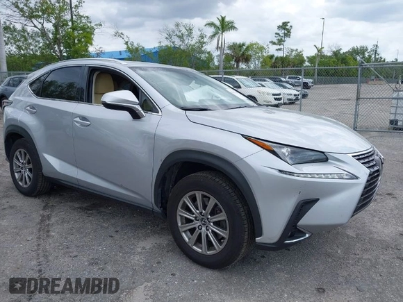 2019 Lexus NX with VIN JTJYARBZ2K2123089, listed as a IAAI auction lot 41909100 with 126,710 mi miles. Bid and sale history available at carsss.com. Image 1.